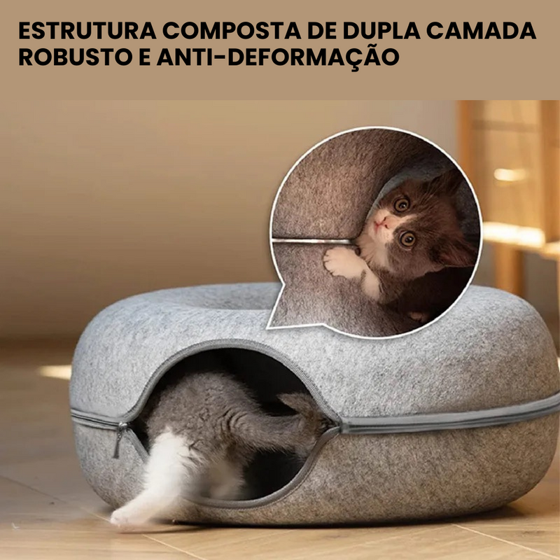 Cama toca túnel para gatos Felinova