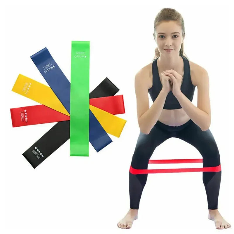 Kit 5 Faixa Elástica Super Mini Band Para Treino Exercícios