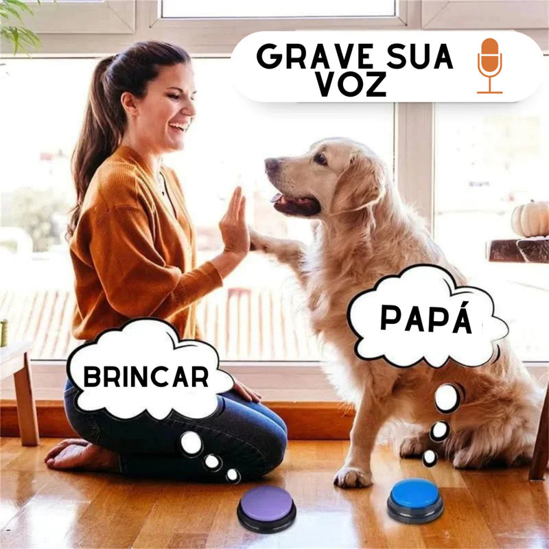 Botão de Treinamento para Cachorros