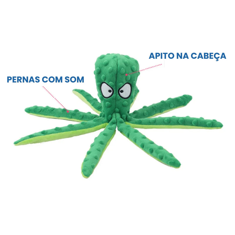 Brinquedo Interativo de Polvo para Cães OctoPup