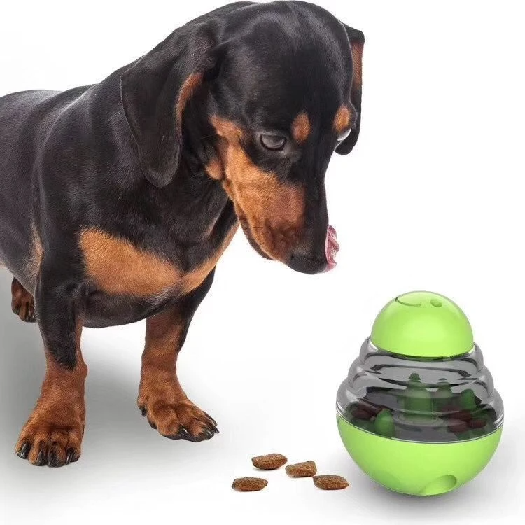 Brinquedo interativo para cães e gatos com dispenser de ração EggToy