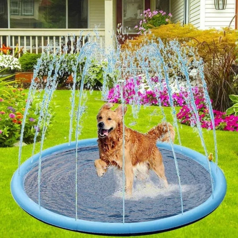 Piscina com chafariz para cachorro JetDoggy