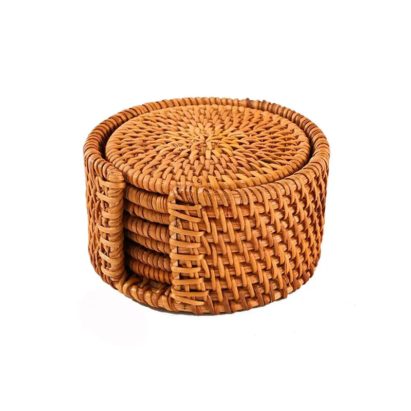 Porta-Copos de Mesa Rattan