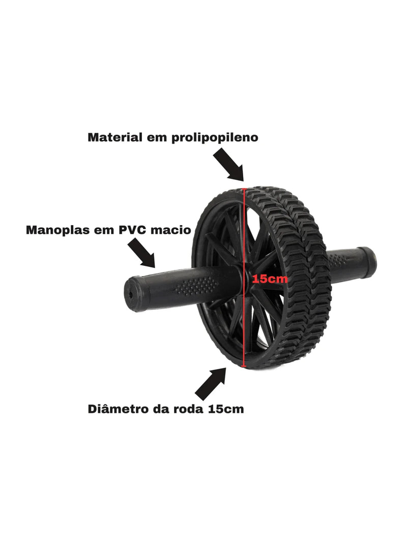 Roda  Rodinha Para Exercícios Abdominal