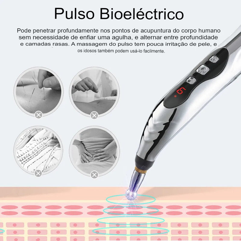 Caneta De Acupuntura Eletromagnética Alivio Das Dores